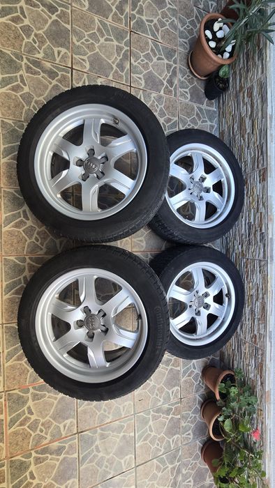 Jante aliaj 5x112 audi Anvelope iarna 225 50 r17 a5 a4