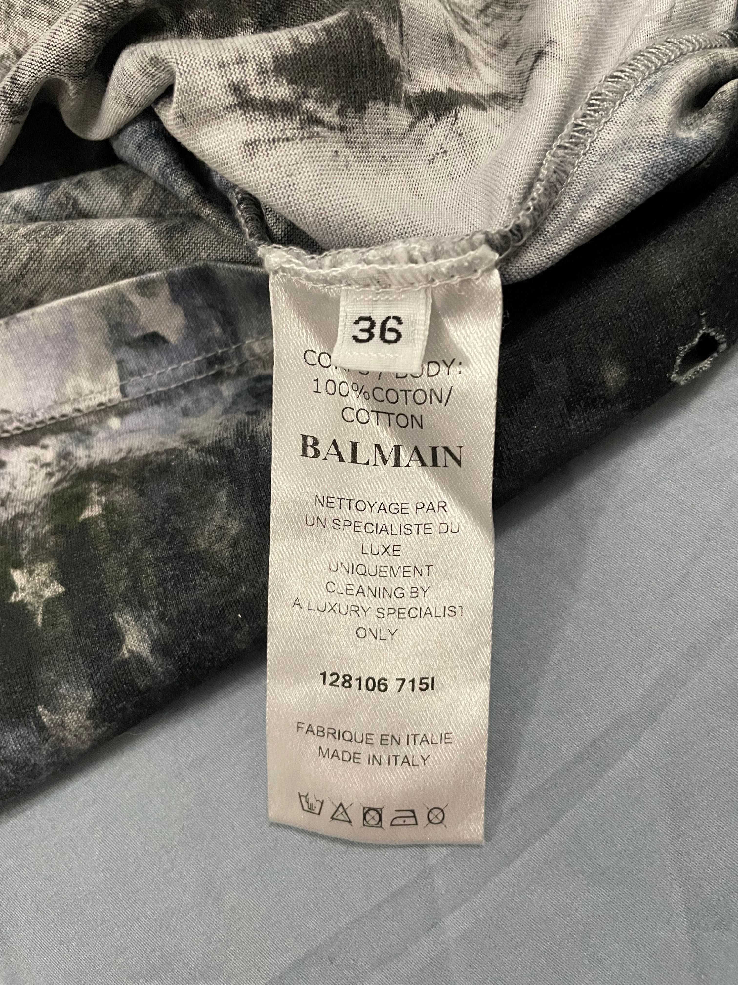 BALMAIN Оригинална овърсайз тениска