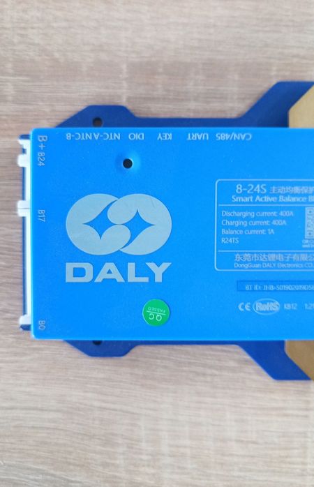 BMS Daly 400A 8-24s pt baterii litiu-ion sau Lifo4 + Display  4.3 inch