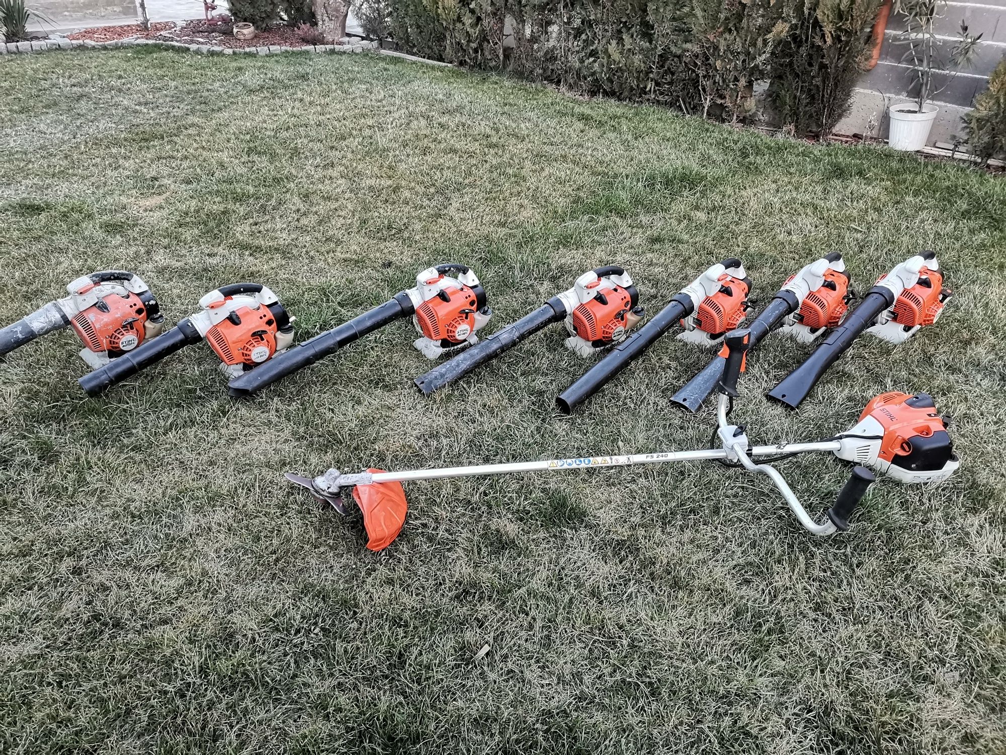 Мощна моторна коса щил фс 510 stihl fs510, храсторез,