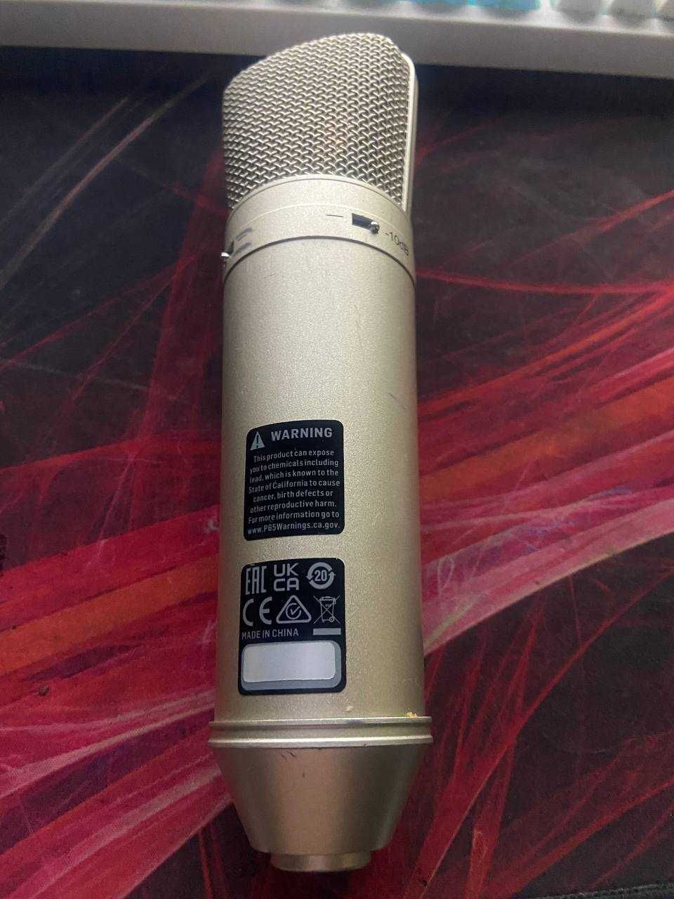 студийный микрофон конденсаторный BEHRINGER B2 PRO + аудиокарта