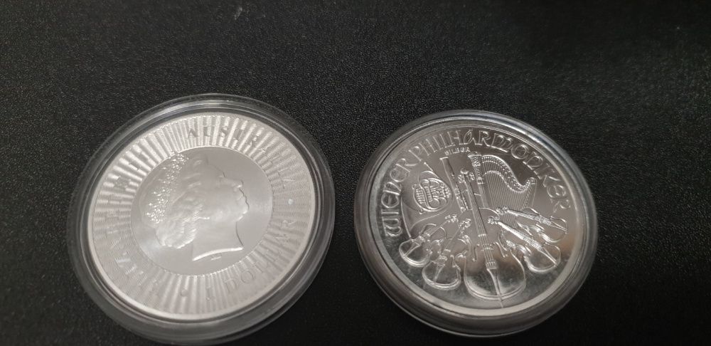 1 унция сребърна монета австралийско кенгуру.
