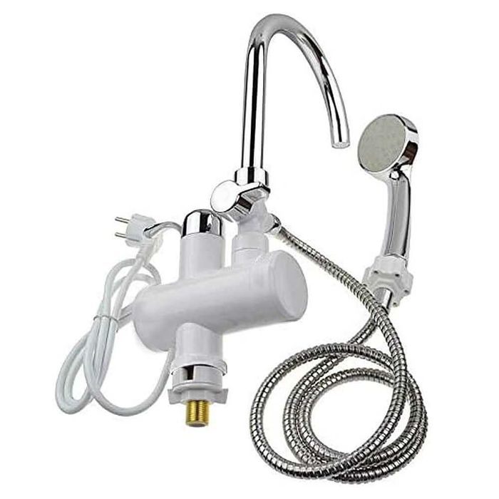 Robinet Electric cu Dus, Prindere in chiuveta, cu Afisaj