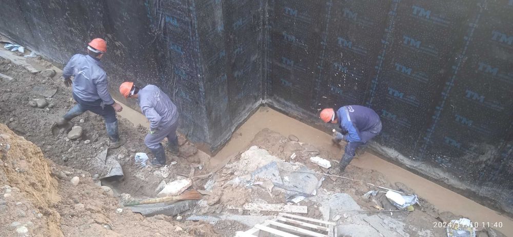 Гидроизоляция всех видов кровли и бетона мастика битум, рубероид, изол