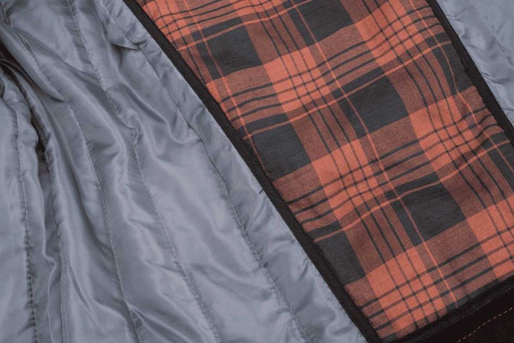 Geacă Moto din Piele Naturală PES Urban Nubuck Level 2 Mesadă de Iarnă