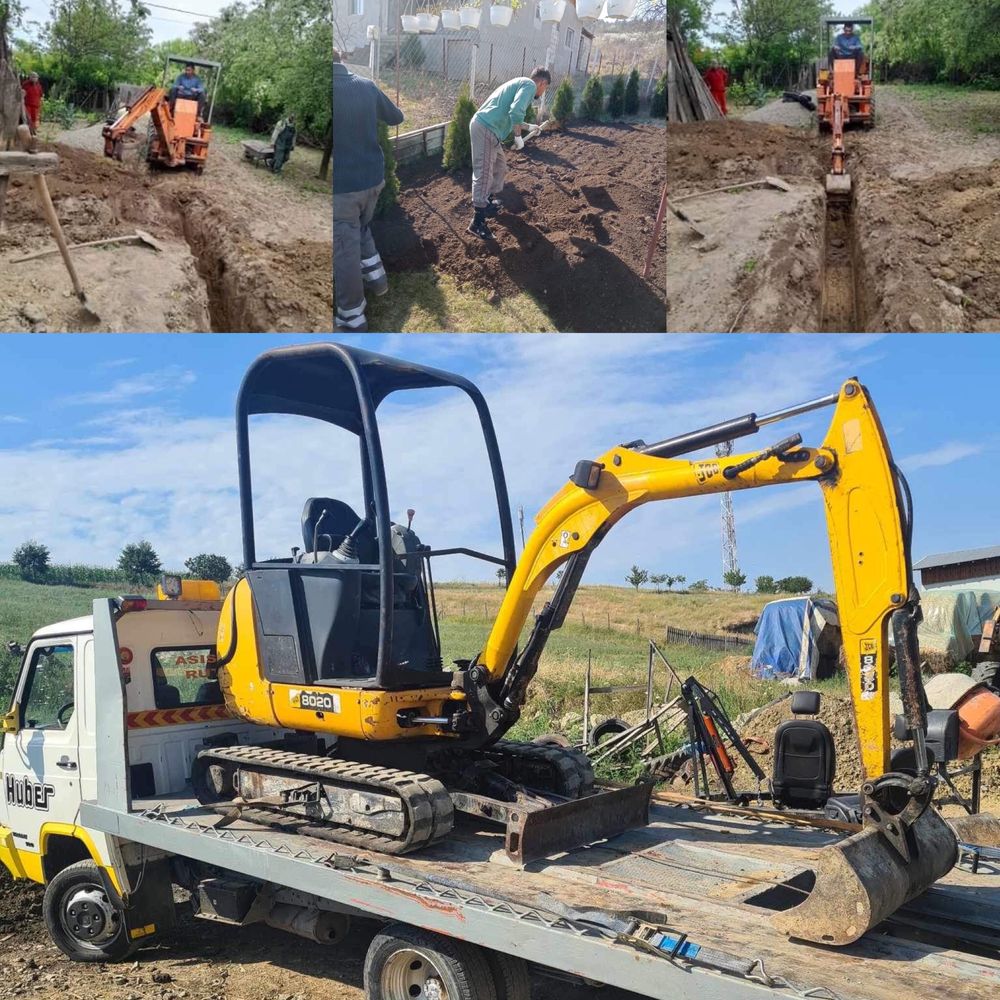 Execut lucrari cu mini excavator / buldo IASI