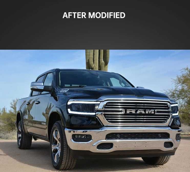 Комплект LED фарове с динамични мигачи Dodge Ram 2019+