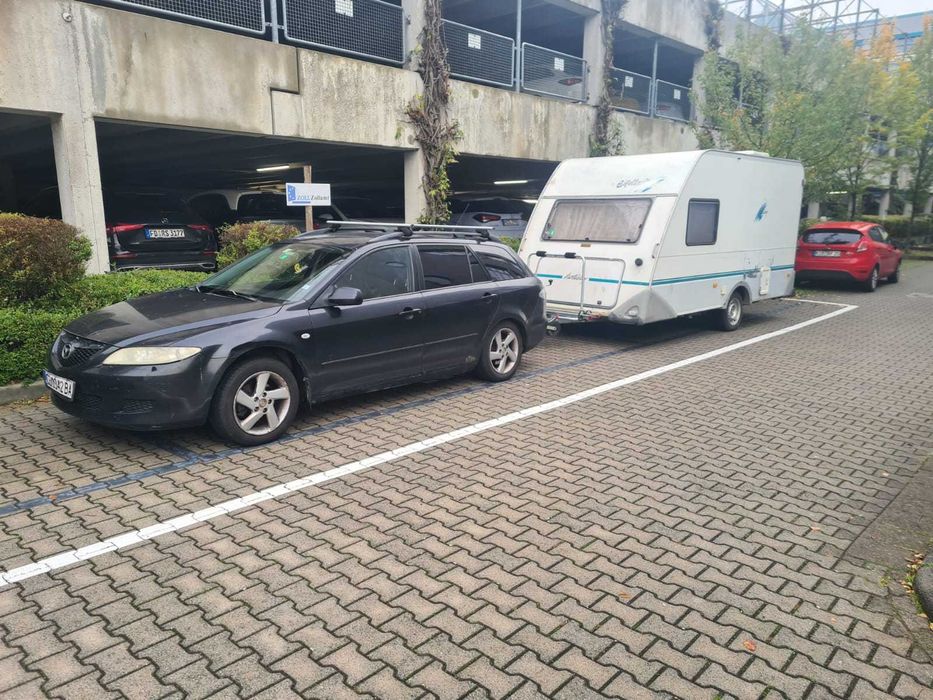 Каравана Knaus Eifelland 395 + форселт + втори покрив