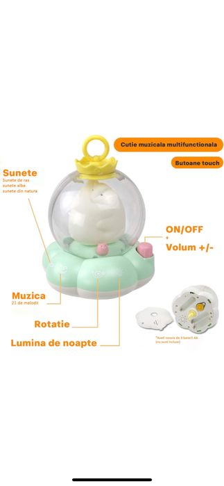 Carusel muzical bebelusi