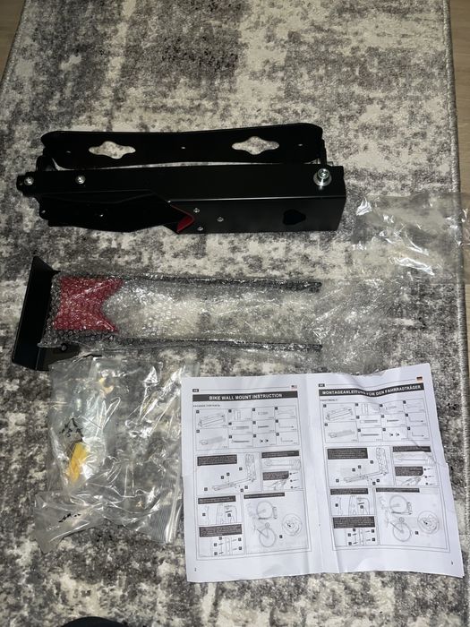 Suport de perete pivotant pentru bicicletă - nou