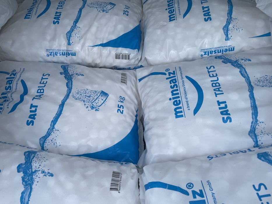 Tablete/Pastile sare marina, pentru statii dedurizare apa, sac 25 kg