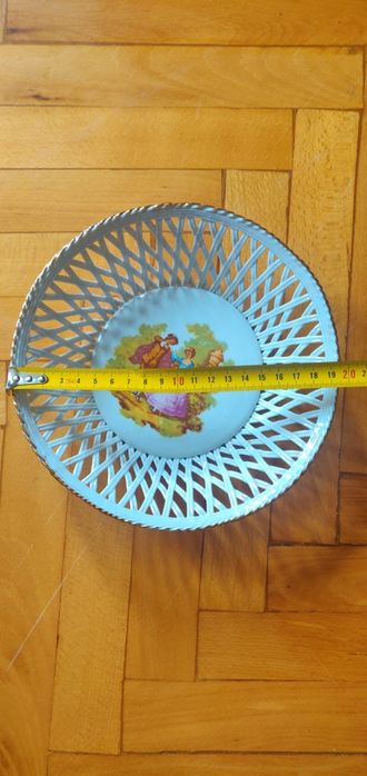 Bol decorativ din porțelan  fructiera-bomboniera