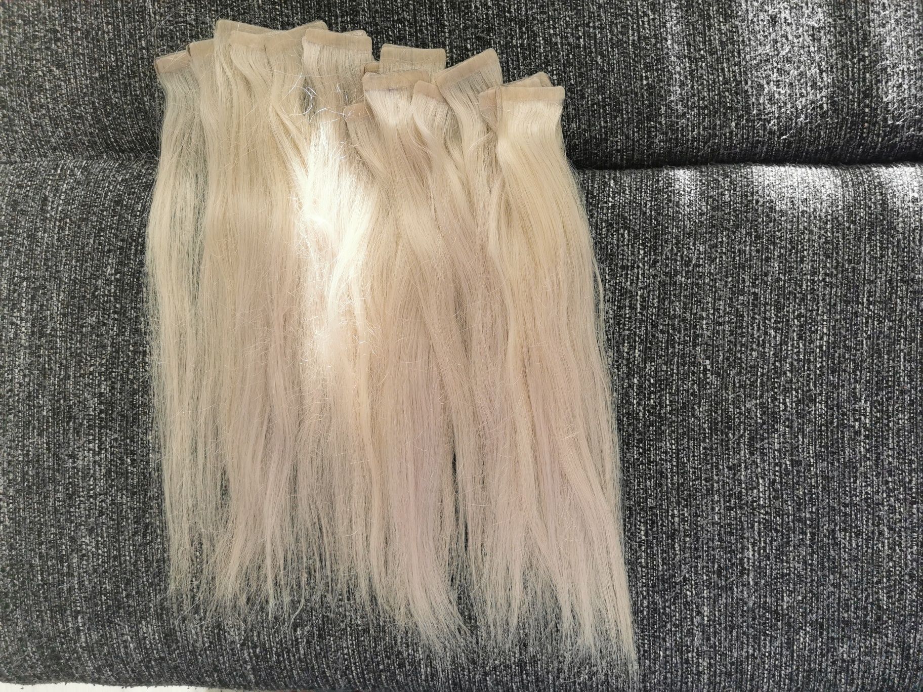 Extensii Tape-On blond,par natural 35cm