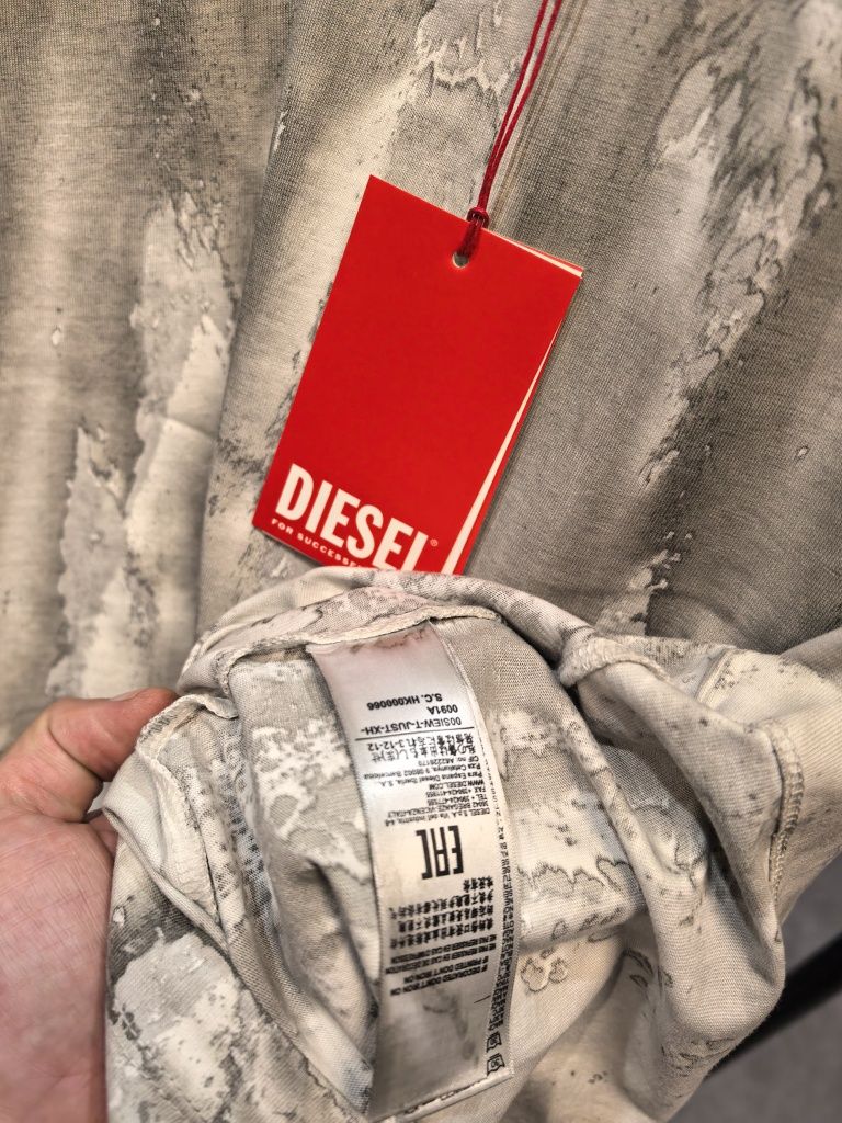 Diesel тениска високо качество сива