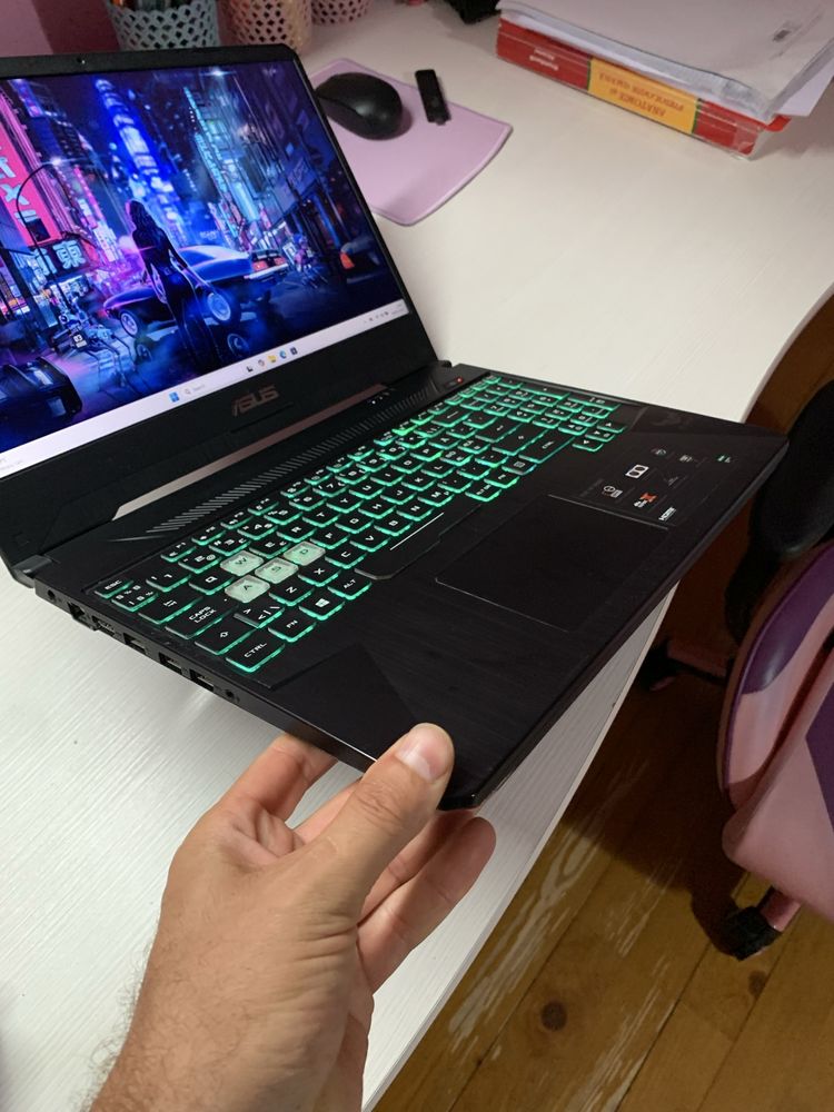 Laptop Asus Tuf Gaming FX505D, 16gb ram, Ryzen5,GTX1650