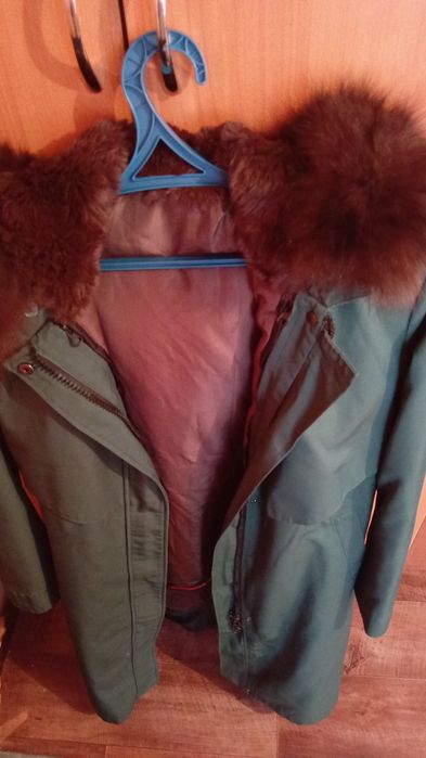 Парка недорого натуральный мех.