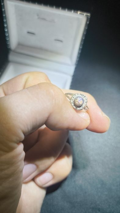 Inel argint vintage piatra prețioasă dar foarte. Veche