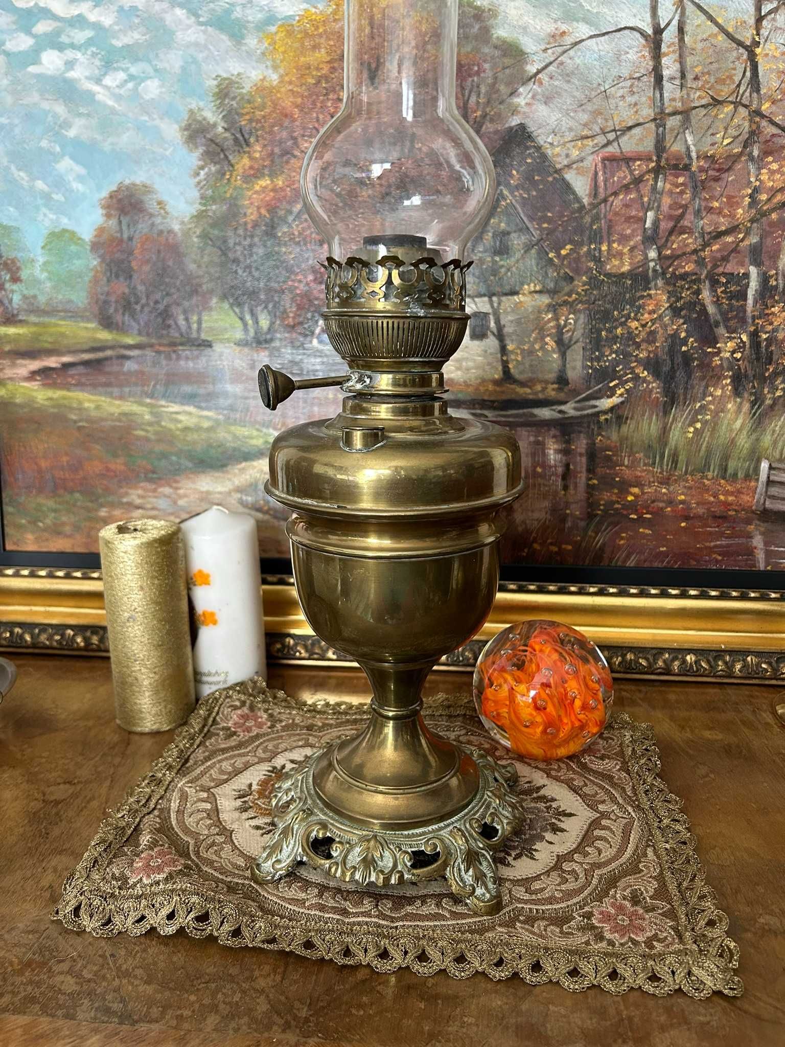 DN882 Lampa petrol/gaz 950g 56 cm inaltime superba