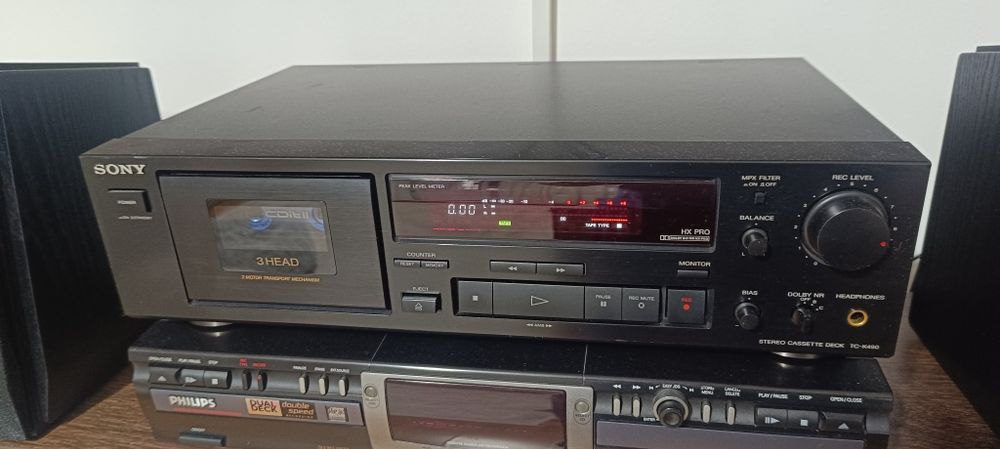 Deck Sony,Dublu cd  rec Philips