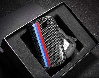 Калъф за Ключове: Carbon/Кожа: BMW X1 X3 X4 X5 X6 1 2 3 4 5 6 7 series