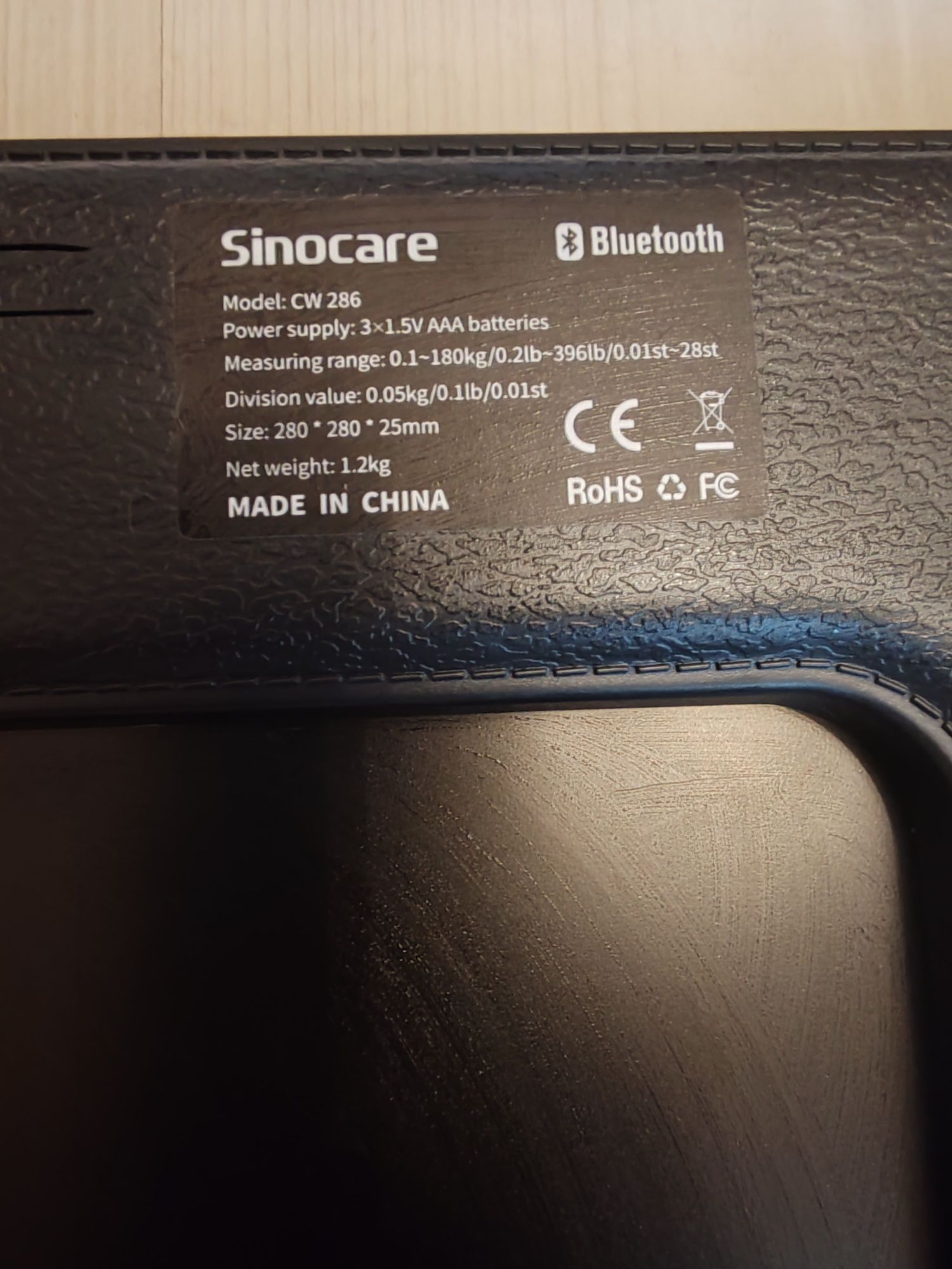 Cântar inteligent Sinocare cu bluetooth