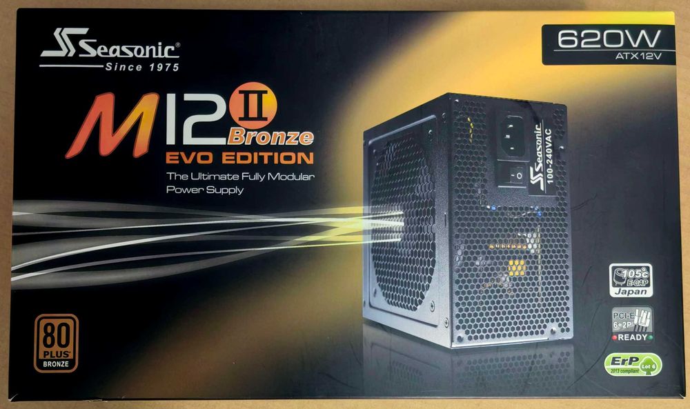 Sursa Seasonic M12II-620 EVO Edition, 80+ Bronze, 620W Cutie originala
