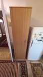 Vand dulap spatios cu 1 usa,lemn,culoare natur lemn,interior compartim