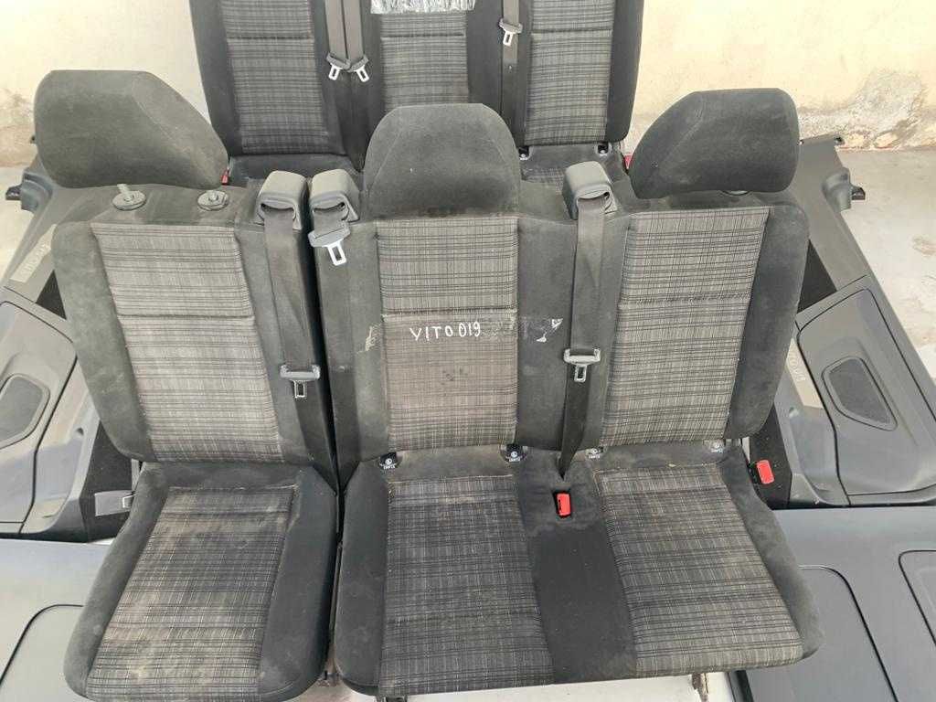 Interior Vito w447  textil volan stanga /Scaune/Bancheta/Fete de usi