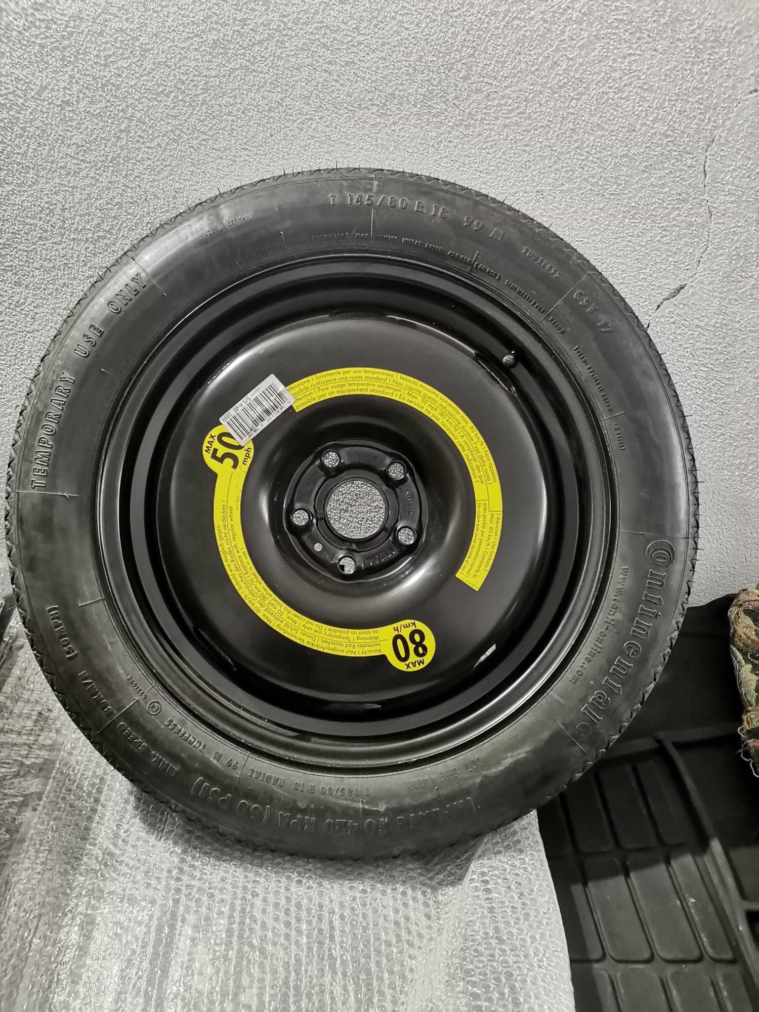 Roata Rezerva Slim 145/80r18 -Noua