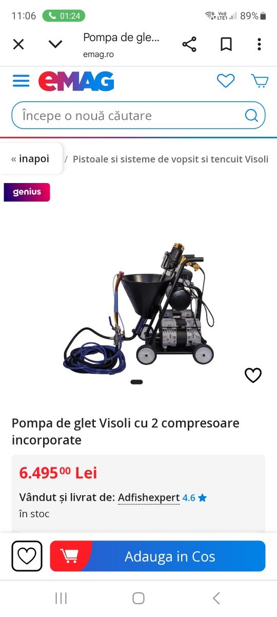 Pompă de zugravit
