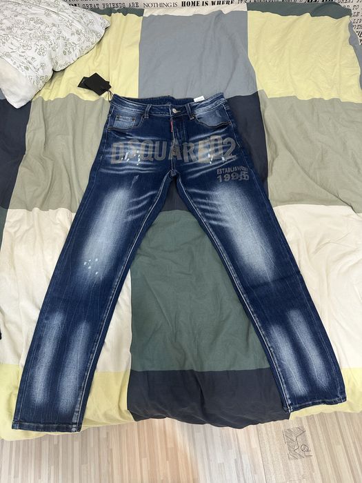 blugi dsquared2 albastrii