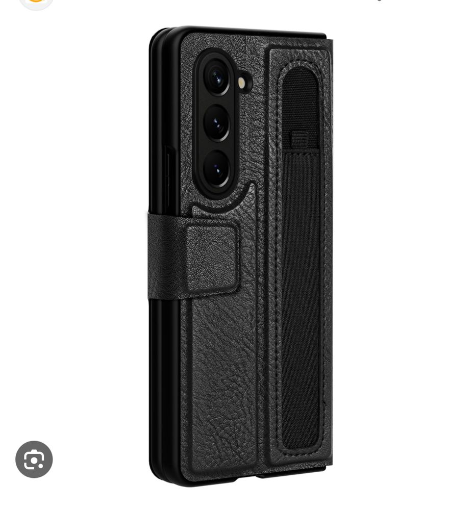 Husa Z FOLD 4  Z FOLD 5 Husa Flip Case Aoge Magnetica Neagra