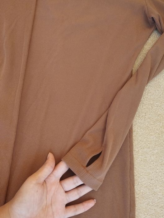 Платье женское коричневое