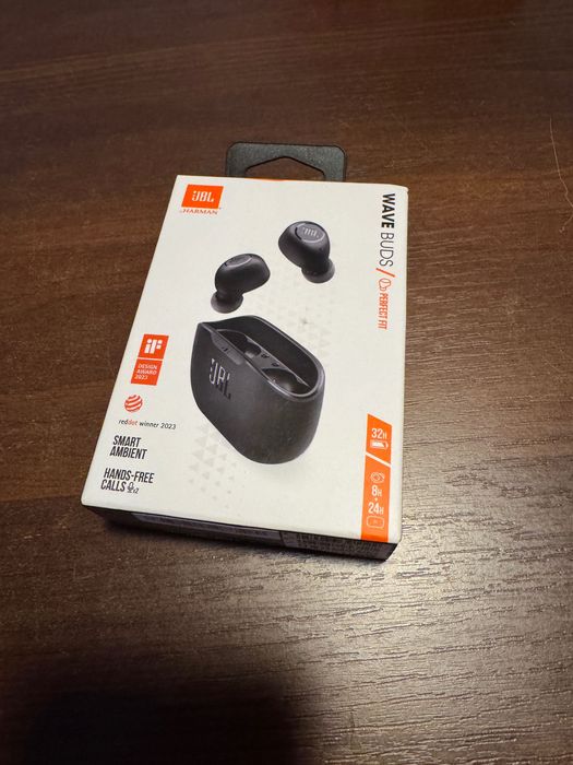 JBL Wave Buds — NOI, SIGILATE • Preț super!