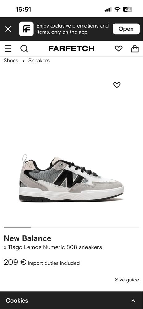 New Balance Tiago Lemos 808