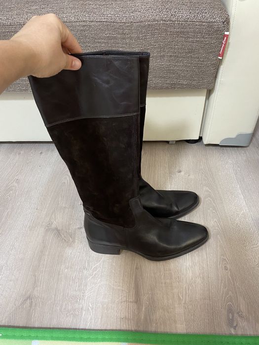 Cizme piele maro