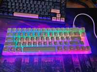 Механична RGB клавиатура за компютър 65% Womier Gateron Brown gaming