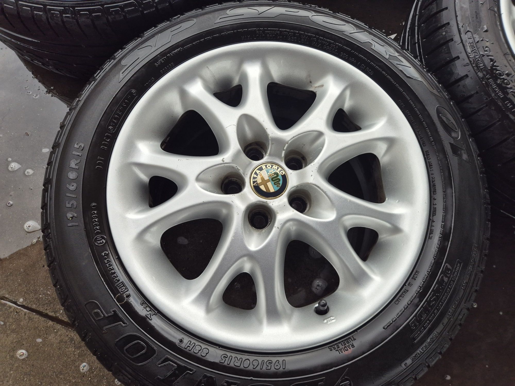 5х98/15 с гуми Алфа Ромео 5x98/15 Alfa Romeo