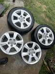 Vand janti audi r16 si 2 cauciuc 7,5 jx16