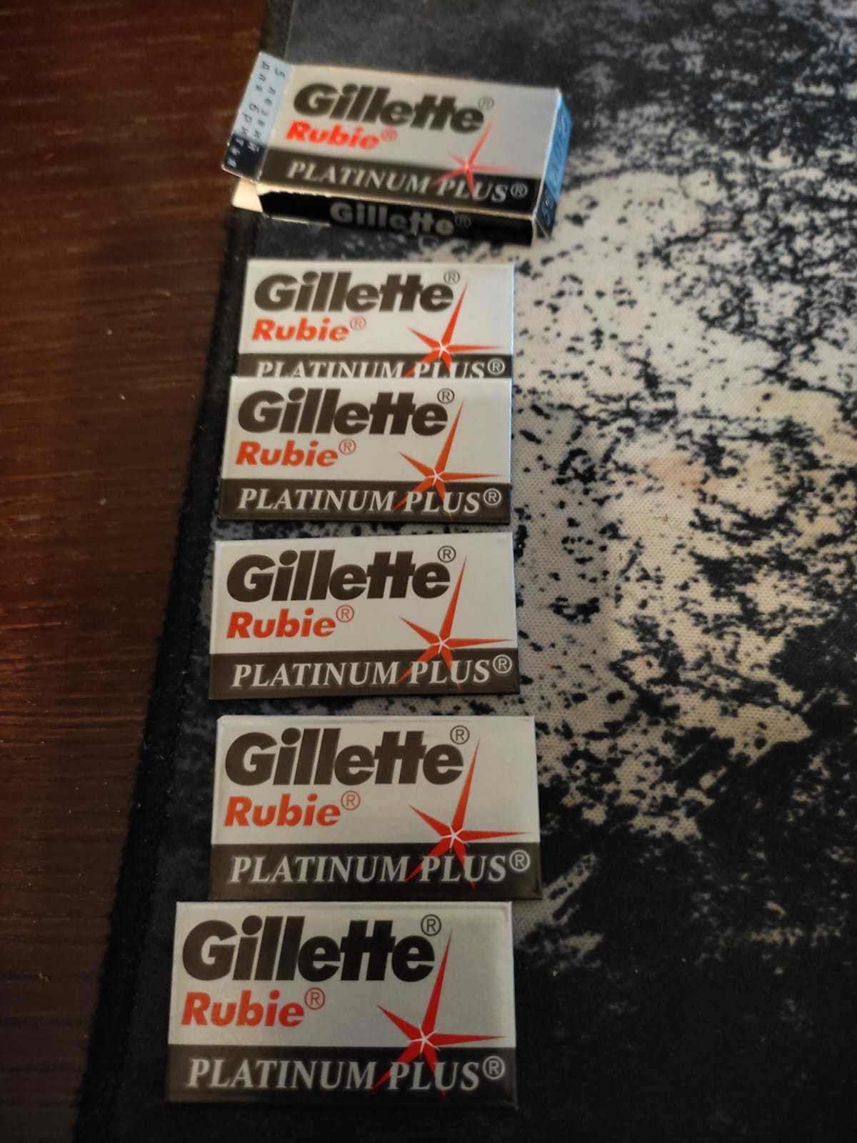 Лезвия Gillette rubie и Rapira 90-х годов