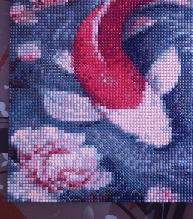 Tablou handmade Diamond Painting – Pești Kohaku (30×40 cm)