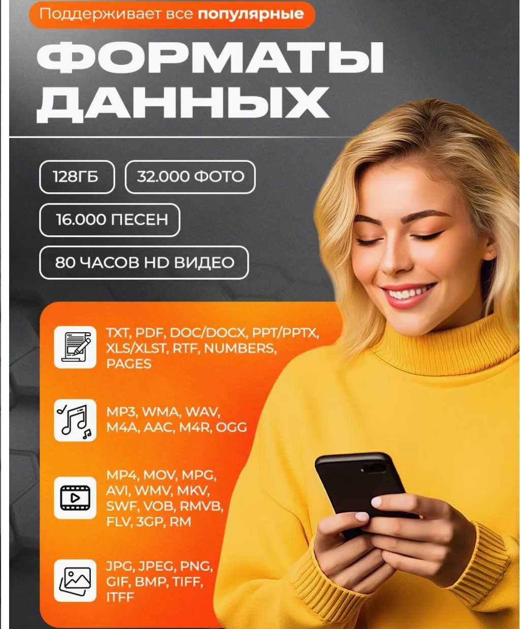 Флешка для Iphone - освободите место для важного!64/128/256/512 GB/1TB