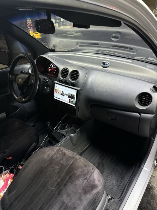 Матиз 2008 год 165000 пробег .новые  балоны пулть руль  тс монитор  !!