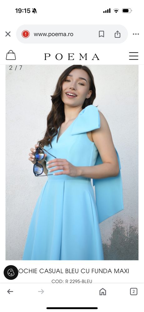 Vand rochie de ocazie Poema marime 34