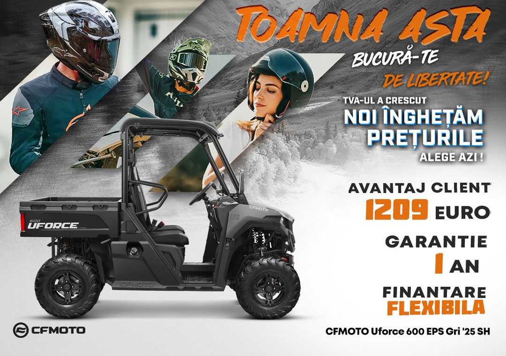Sxs CFMOTO Uforce 600 EPS Gri '25 SH