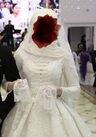 Свадебное платье для закрытых девушек