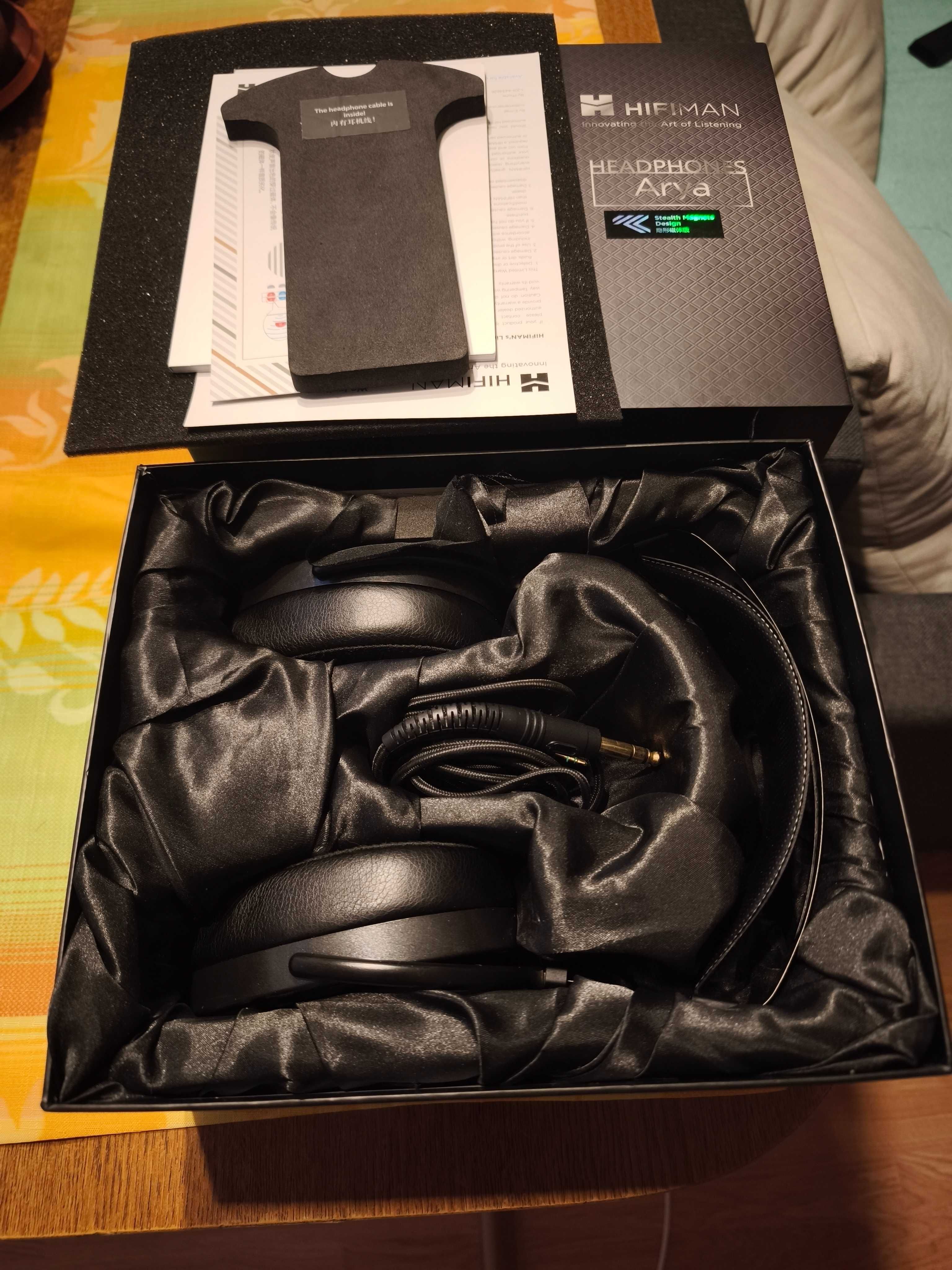Hifiman Arya V3 Stealth, căști open-back Hi-Fi