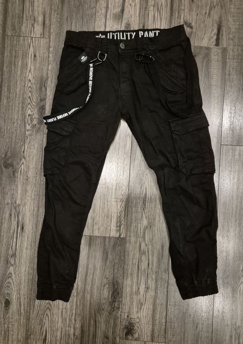 Alpha Industries Карго Панталони Черни 33