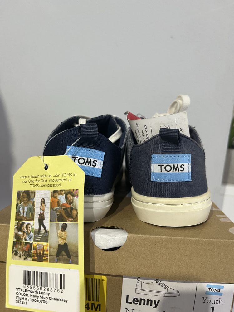 Детски кецове от плат Toms номер 32