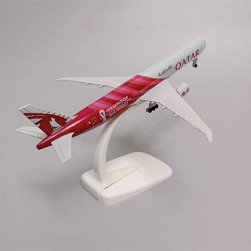 Macheta avion Qatar World Cup B777 / 20 cm / metal